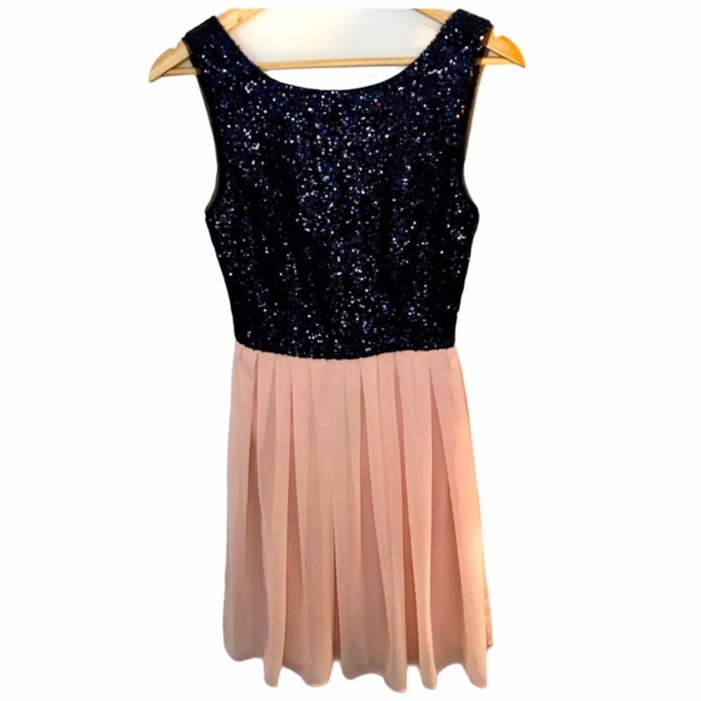 Juniors Formal Sequin Mini Dress